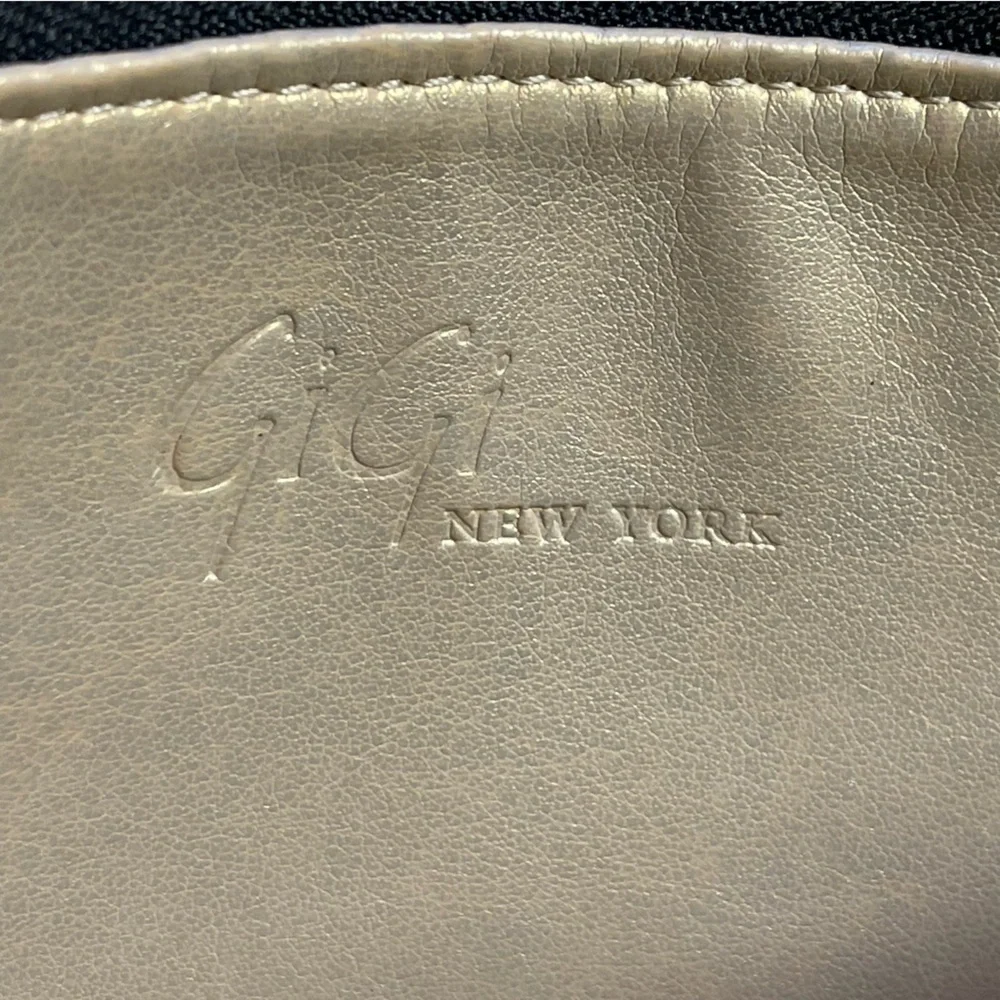 GiGi New York Stingray Leather Pouch Bag Blue Exotic Leather Clutch